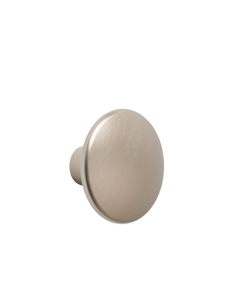 Dots - Cabide em metal taupe - ø5